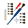 23Pcs TR412 Car Accessories Multifunctional Tire Repair Install Tool Tyre Valve Removal Tool for - Automotive LED Light