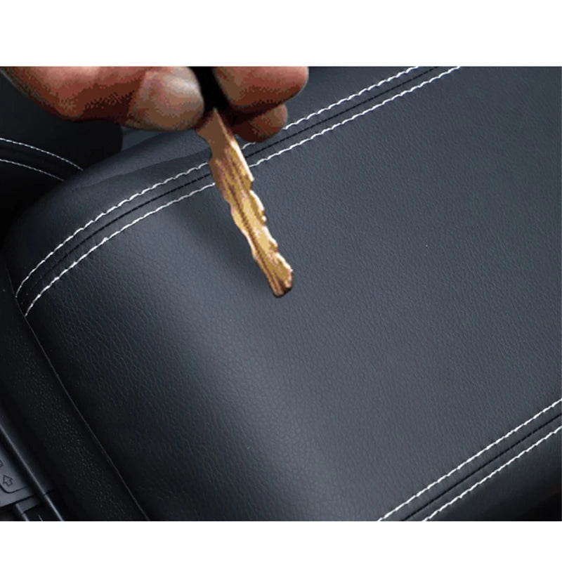 For Haval H6 3rd Gen 2021 2022 2023 2024 HEV PHEV Leather Car Armrest Box Protector Cover Trim A - Automotive LED Light
