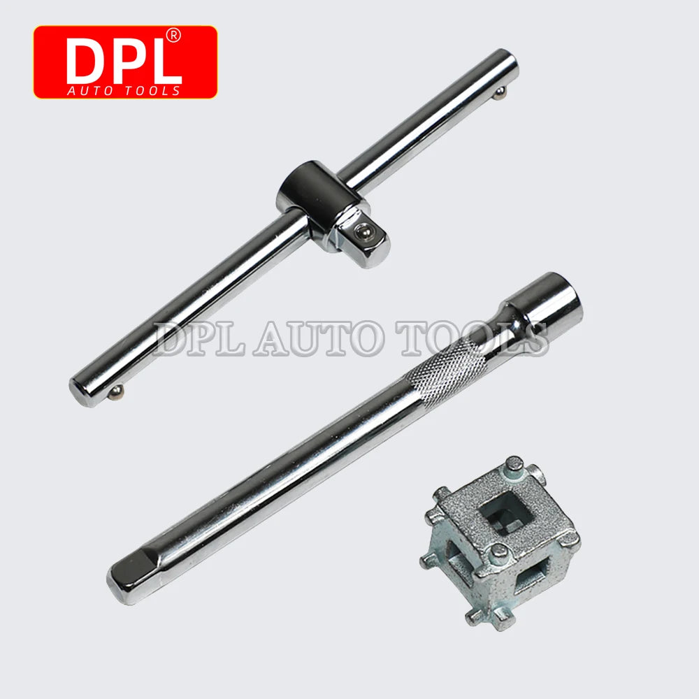 3/8 Brake Pad Replacement Tool Brake Wheel Cylinder Splitter Disc Brake Air Pump Adjustment Tool - Automotive LED Light