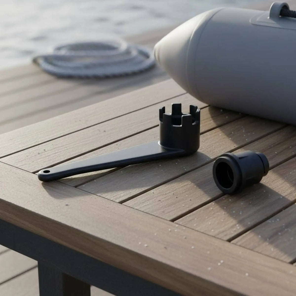 Inflatable Boat Air Valve Material Kayak Inflation Nozzle Leak-Resistant Seal - Automotive LED Light