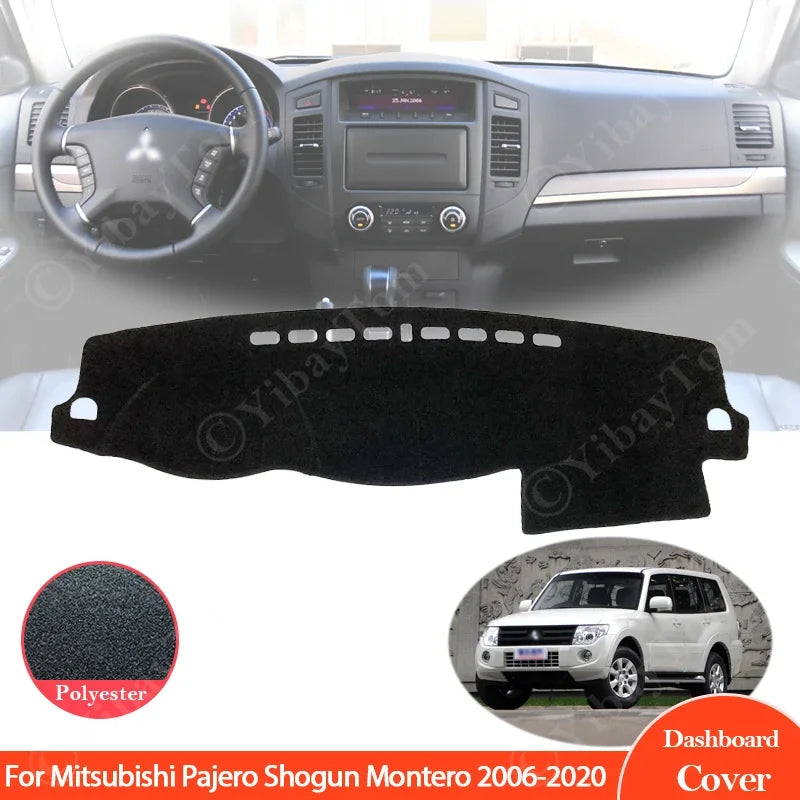 For Mitsubishi Pajero Shogun Montero 2006~2020 V80 V87 V93 V97 Anti-Slip Mat Das for Mitsubishi V93 V97 V87 2006-2020 -