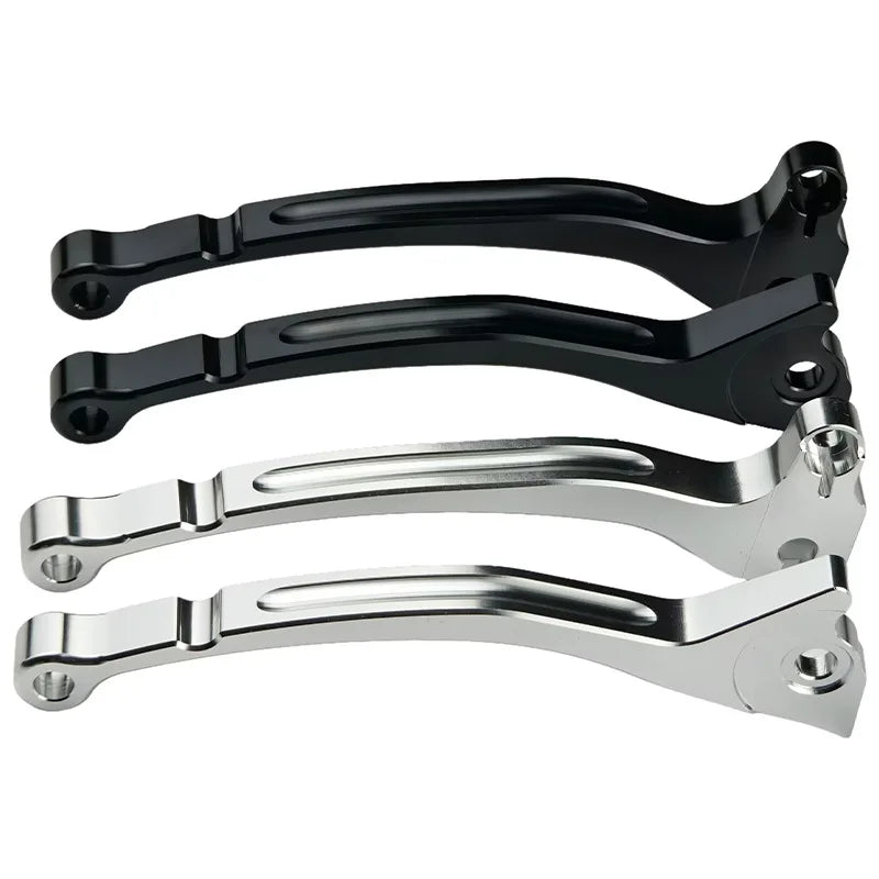 Motorcycle Aftermarket CNC Aluminum Alloy VESPA Handlebar Drum & Disc Brake Lever Accessories - Automotive LED Light