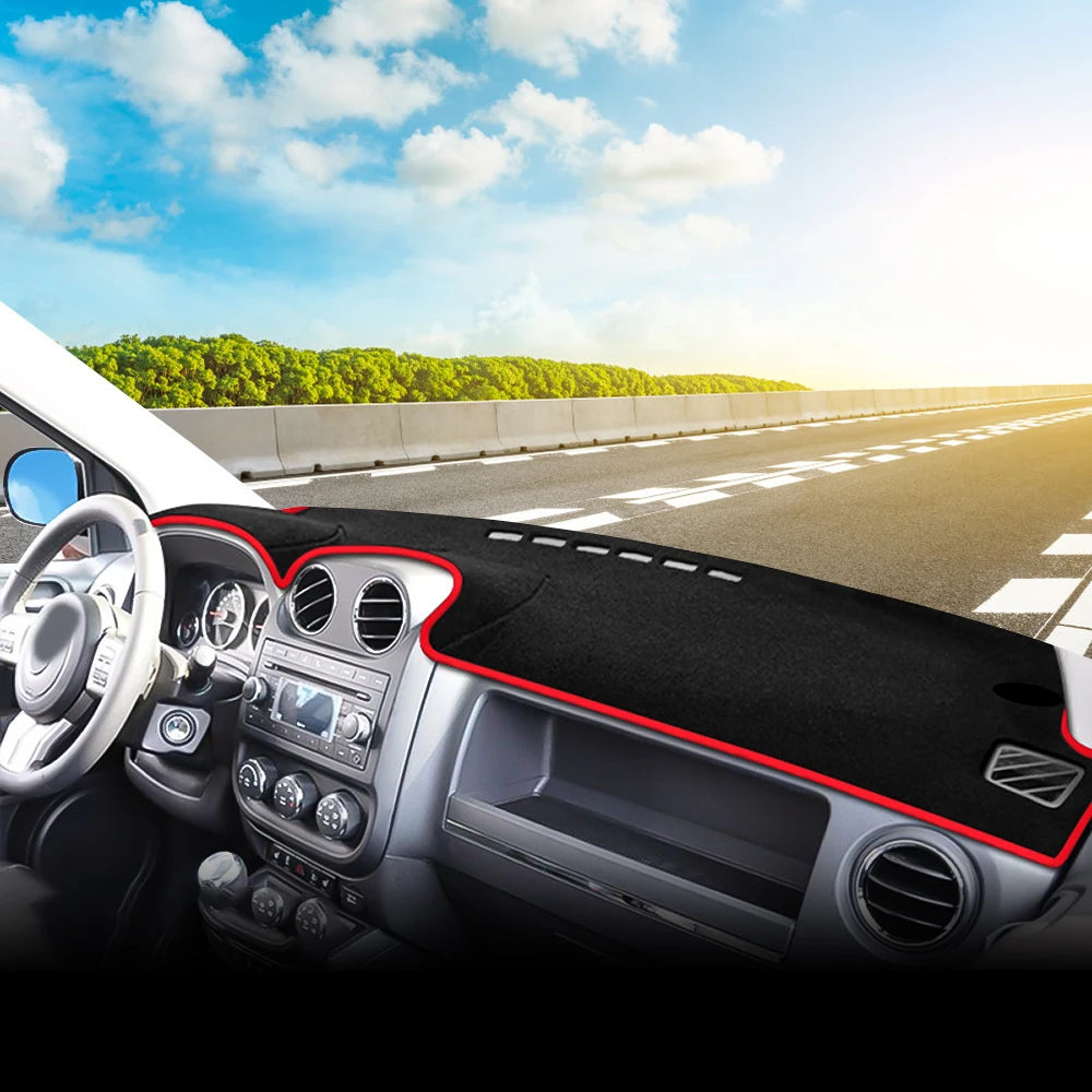 For Jeep Compass 2011 2012 2013 2014 2015 2016 Car Dashboard Mat Sun Shade Instrument Desk Non-s - Automotive LED Light