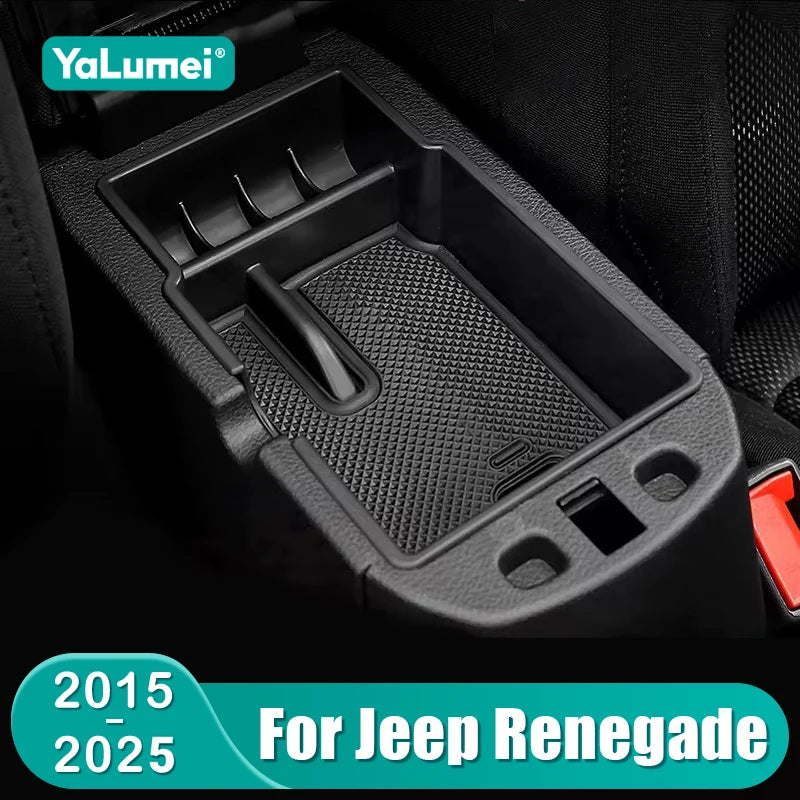 For Jeep Renegade BU 2015 2016 2017 2018 2019 2020 2021 2022 2023 2024 2025 Car Central Armrest  - Automotive LED Light