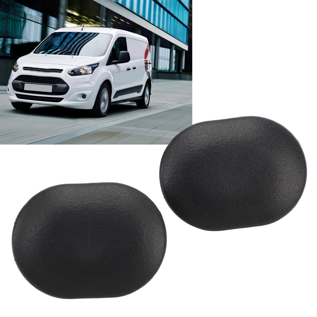 2Pcs Car Front Cab Roof Rack Grommet Plug Waterproof Protective Roof Carrier Rack Plug Cover for - Automotive LED Light