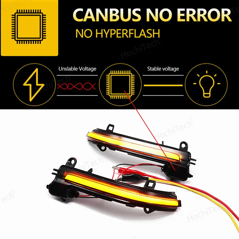 2Pcs Dynamic Steering Signal Led Rear View Mirror Indicating Flash For Bmw F20 F for Bmw F20 F22 F31 - Automotive LED Li