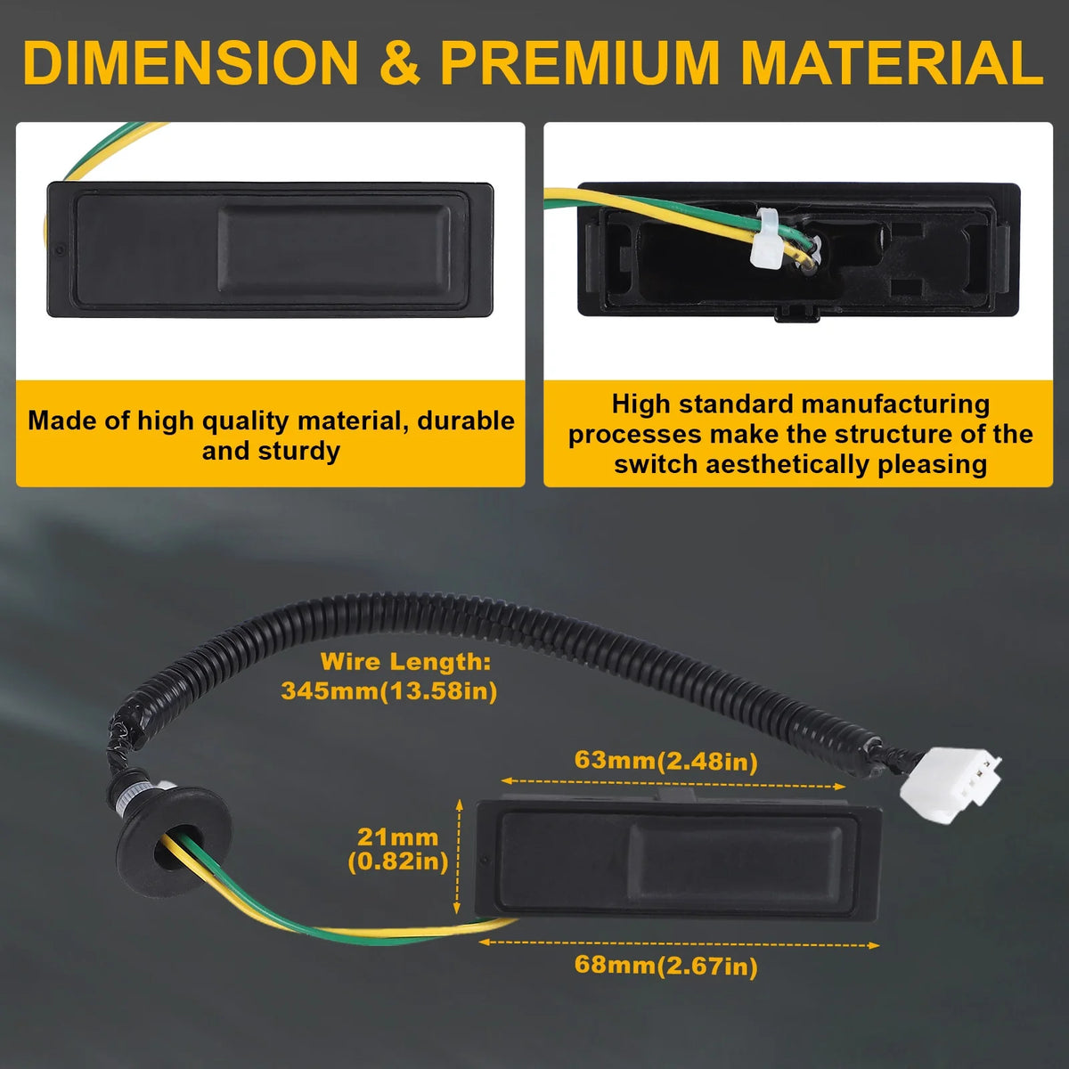 25380-3JA0B Hatch Button Trunk Latch For Nissan Pathfinder 2013 2014 2015 2016 2017 2018 2019 20 - Automotive LED Light