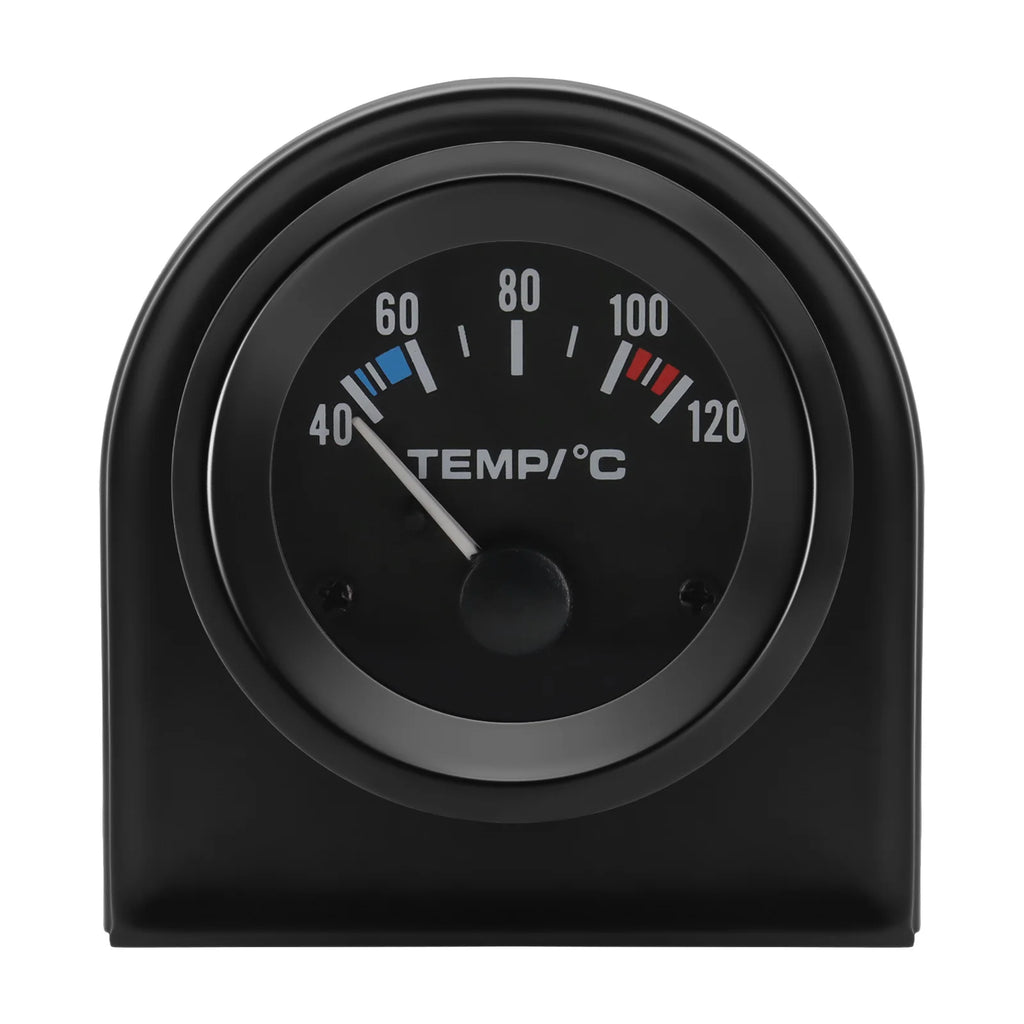 40-120 Celsius Car 52mm Water Temperature Gauge with Adaptor Joint Pipe Radiator 1/8NPT Sensor R - Automotive LED Light