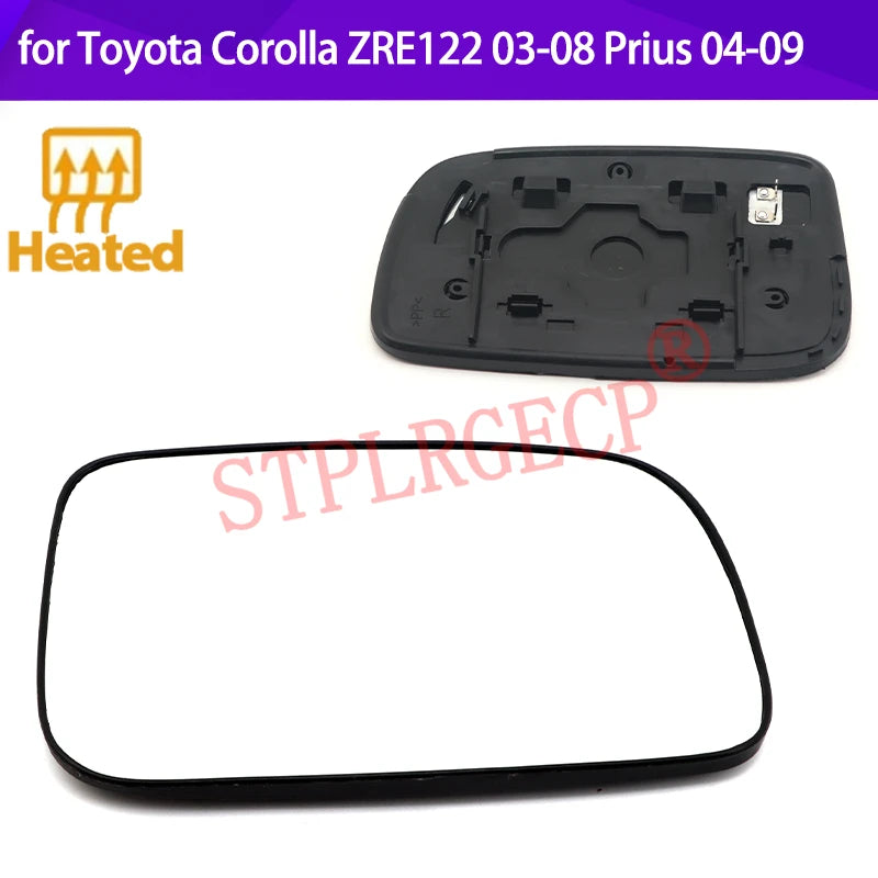 Stplrgecp Passenger Driver Left or Right Door Side Heated Wing Mirror Glass Lens for Toyota Coro - Automotive LED Light