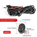 Motorcycles LED Fog Light Wiring Harness Relay Wire for BMW R1200 GS /ADV F800GS Motorcycle Fog  - LED Motorcycle Light