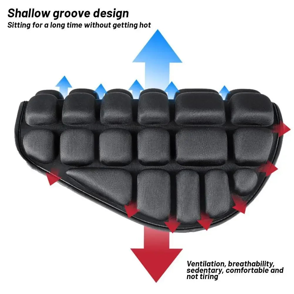 Motorcycles Seat Cover Cushion EVA Foam Soft Comfortable Relief Seat Cushion Universal for Motor - Automotive LED Light