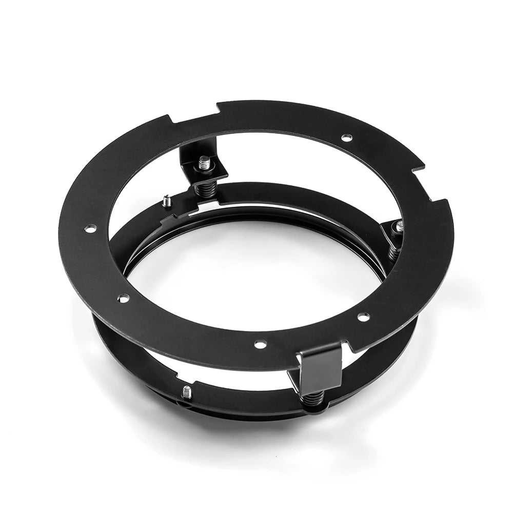 5.75 inch Headlight Bracket Kit Black / Chrome 5 3/4" for Motorcycle Ring Mount Brackets Auto Pa - LED Motorcycle Light