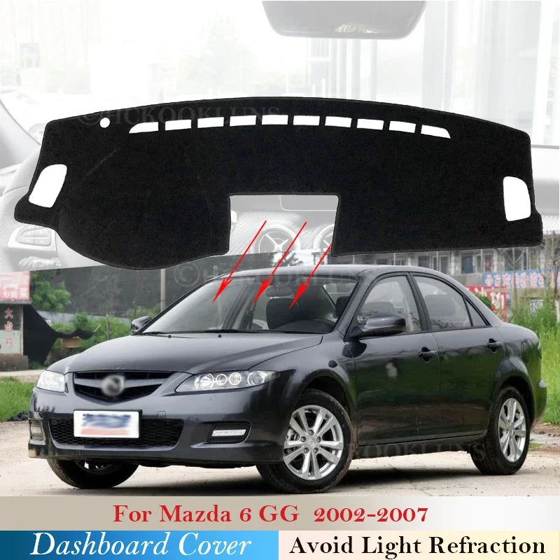 Dashboard Cover Protective Pad for Mazda 6 2002~2007 GG Car Accessories Dash Boa for Mazda 2002-2007 - Automotive LED Li