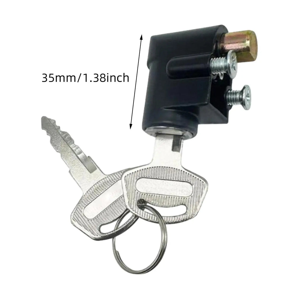 Ignition Switch Key Portable Cylinder Motorbike Accessories Stainless Steel Safety Lock Replacem - Automotive LED Light