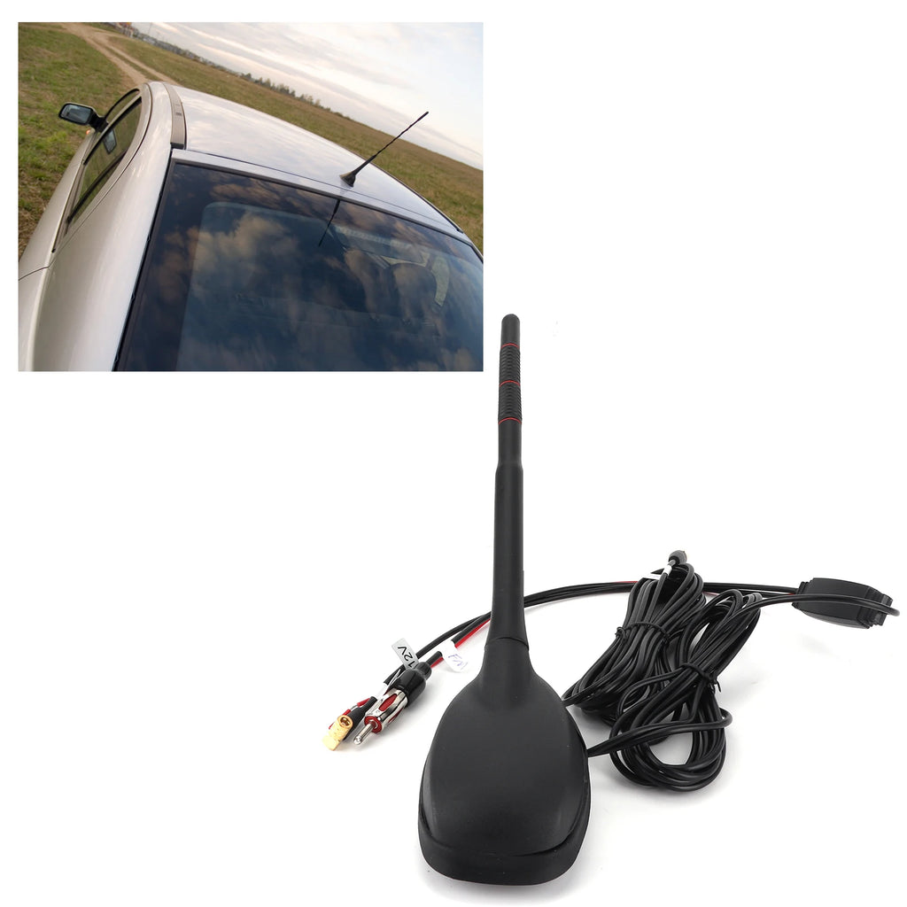 DAB Active Antenna Top Roof Mount Antenna Car DAB+GPS+FM Antenna Active Amplified Top Roof Mount - Automotive LED Light