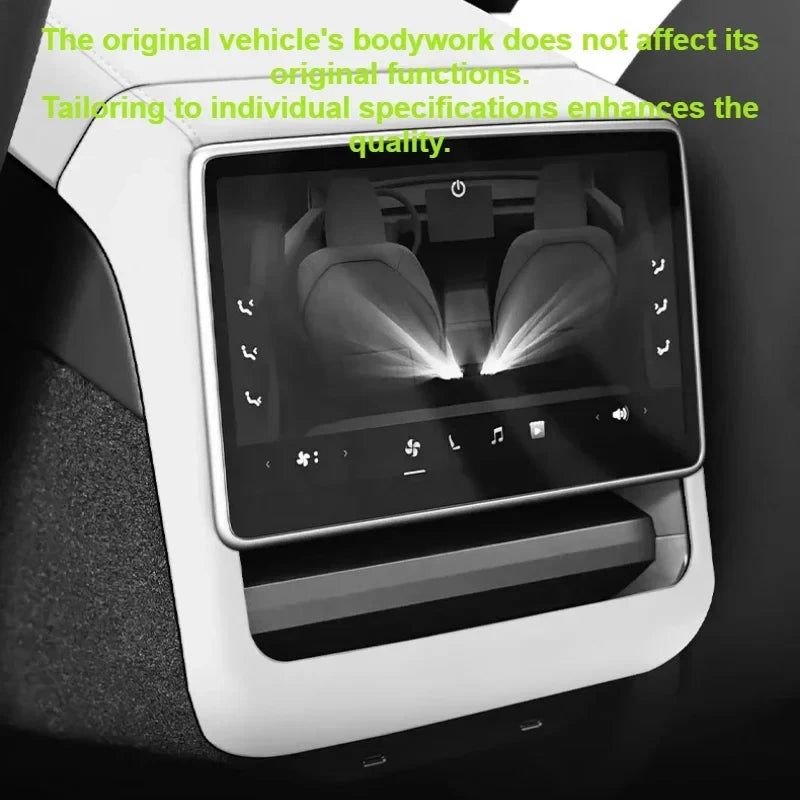 For Tesla Model Y Juniper/Model 3 2025 Up Rear Screen Frame Ventilation Mask Pro for Tesla Model 3 Model Y - Automotive