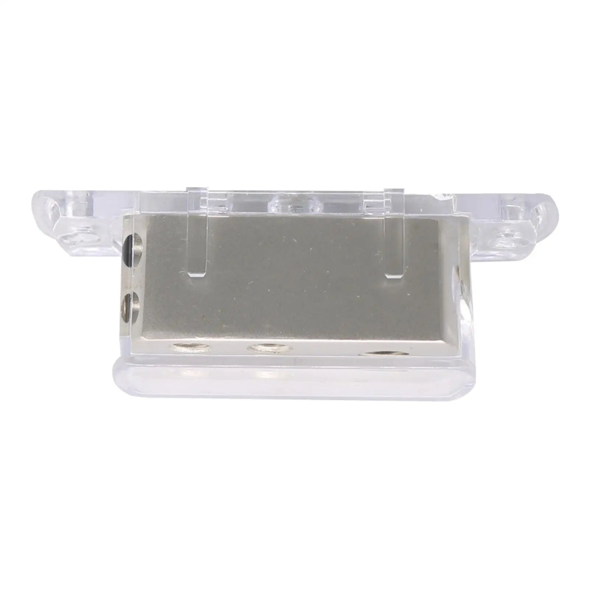 Car Stereo 4way Distribution Splitter Gold Tone Hyaline Protective Shell AGU Fuse Holder for Aud - Automotive LED Light