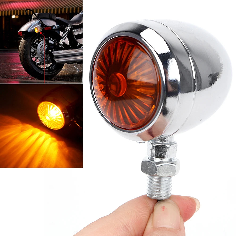 12V Motorcycle Turn Signal Lights LED Taillights Universal Scooter Indicator Motorbike Accessori - LED Motorcycle Light
