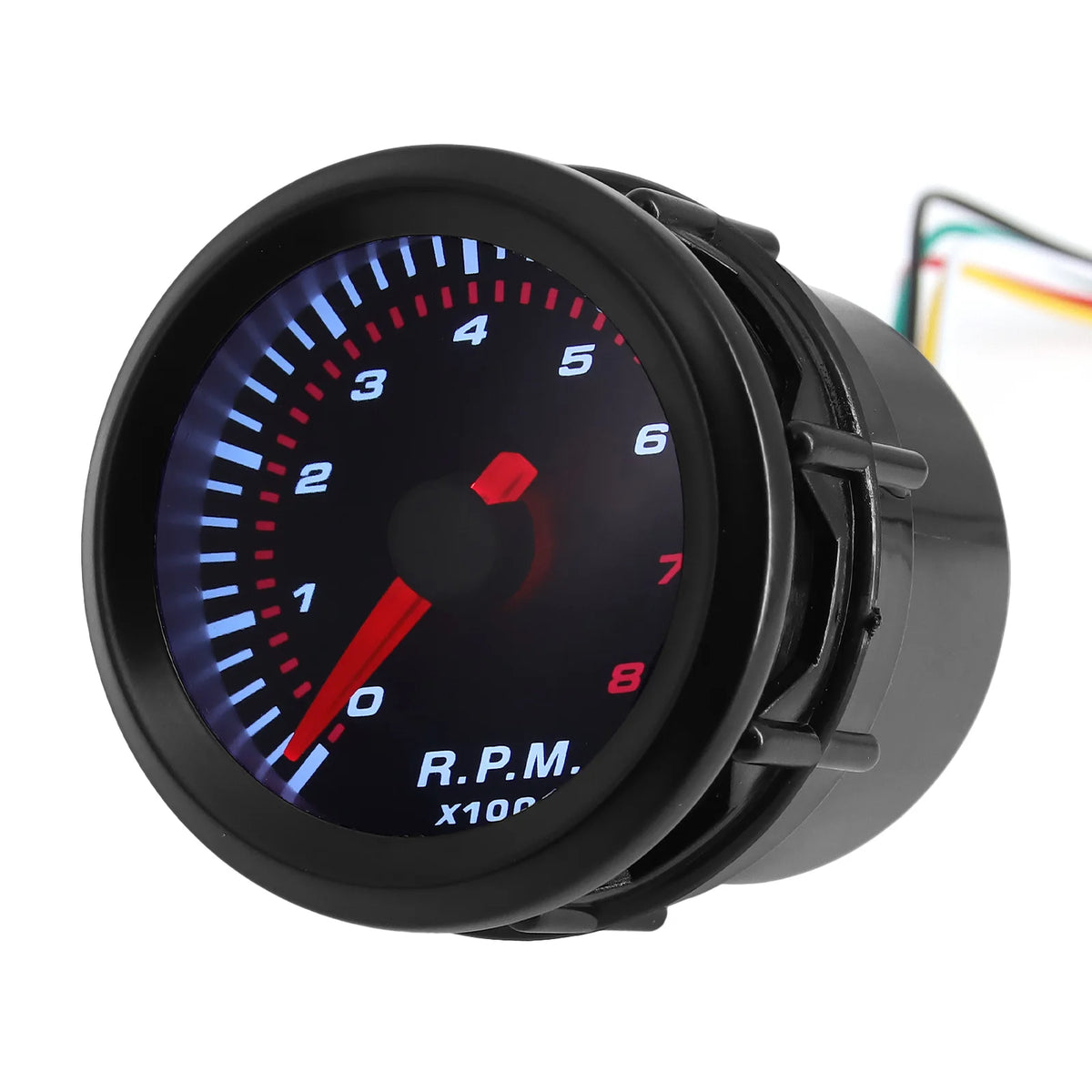 AD White Light 52mm Water Temperature Gauge + Sensor Volt Oil Temp Oil Pressure Rpm Tachometers  - Automotive LED Light