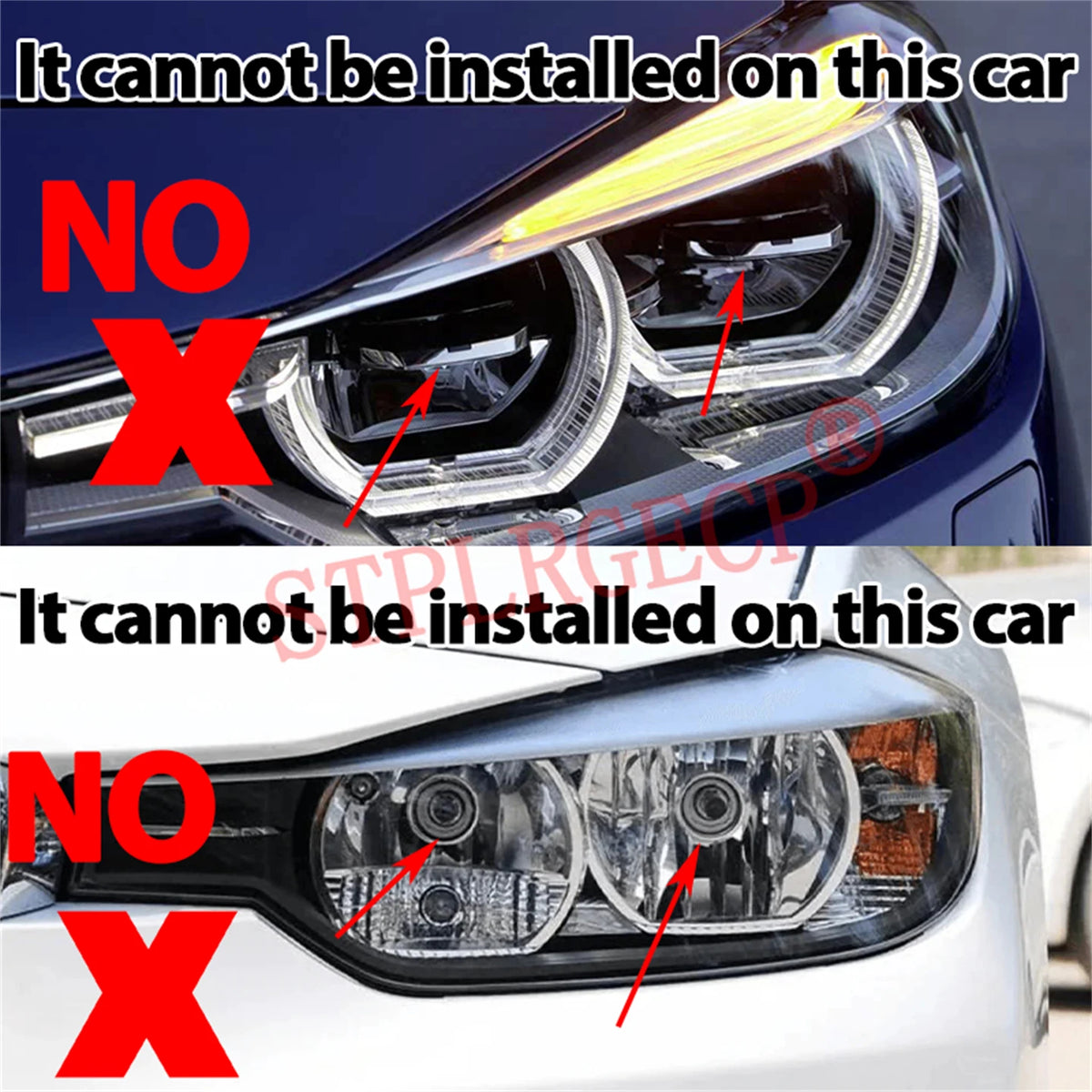 For BMW 3 Series F30 F31 F34 Pre-facelift Xenon Headlight 2013-2015 Daytime LED  for BMW F31 F30 F34 2013-2015 - Canbus