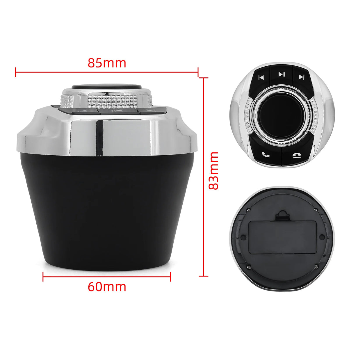 Universal Car Wireless Remote Steering Wheel Control Button With 8-Key Functions For Car Android - Automotive LED Light