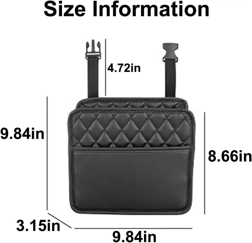 Car Organizer Multi-functional Car Seat Storage Bag Waterproof Hanging Car Seat Organizer Garbag - Automotive LED Light