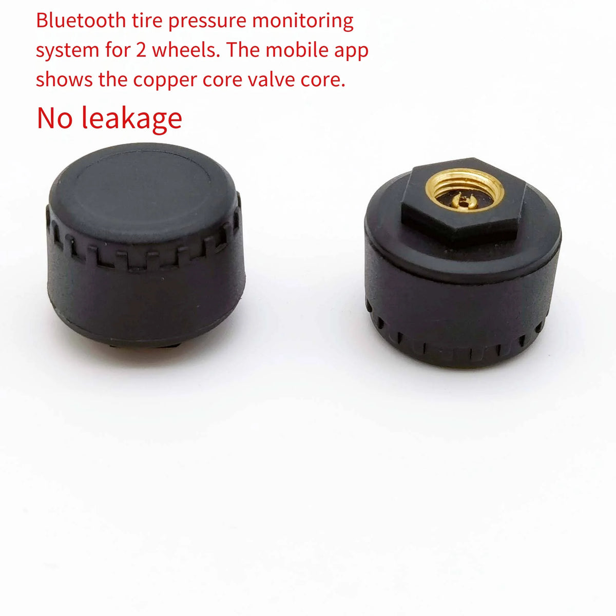 2 Pack Motorcycle Tire Pressure Monitoring System Bluetooth TPMS for Motorcycles Real-Time Tire  - Automotive LED Light