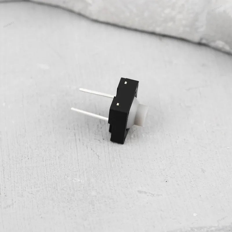 Two Pin Conductive Silicone Keypad Button 8x8x5mm Silent Touch Switch Silica Gel Button for Elec - Automotive LED Light