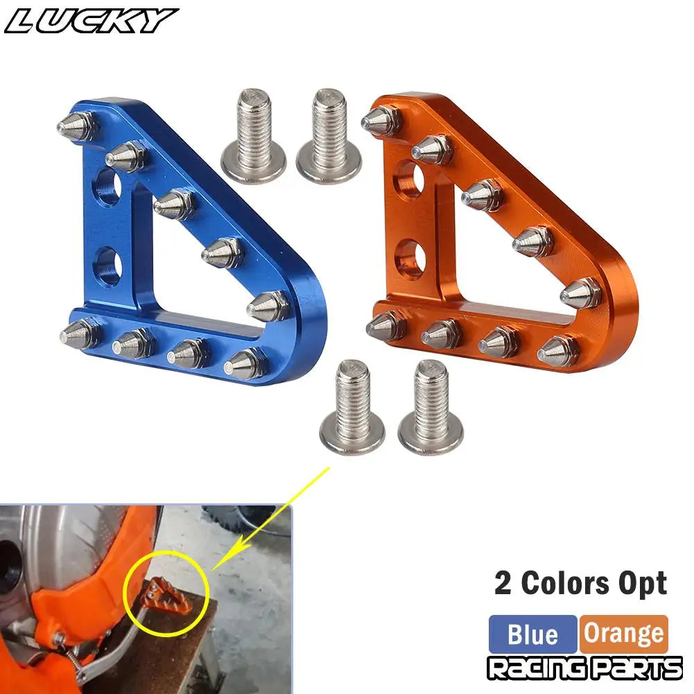 Motorcycle CNC Rear Brake Pedal Step Plate Tip For KTM SX SXF XC XCF XCW XCFW EXC EXCF For Husqv - Automotive LED Light