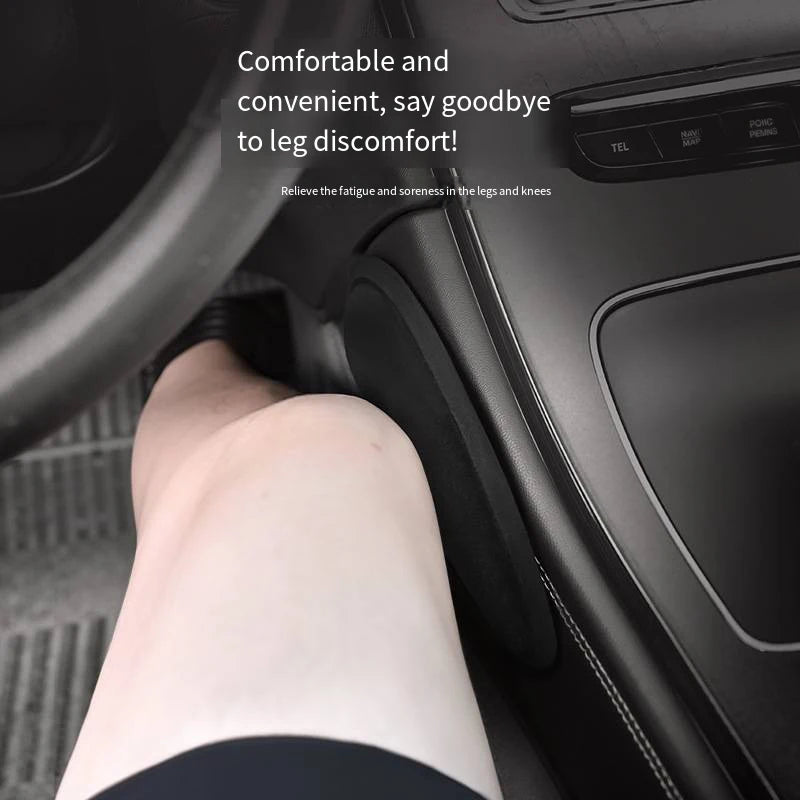 Soft Plush Car Knee Support Cushion, Universal Thigh & Elbow Relief Pillow, Auto Interior Seat K - Automotive LED Light