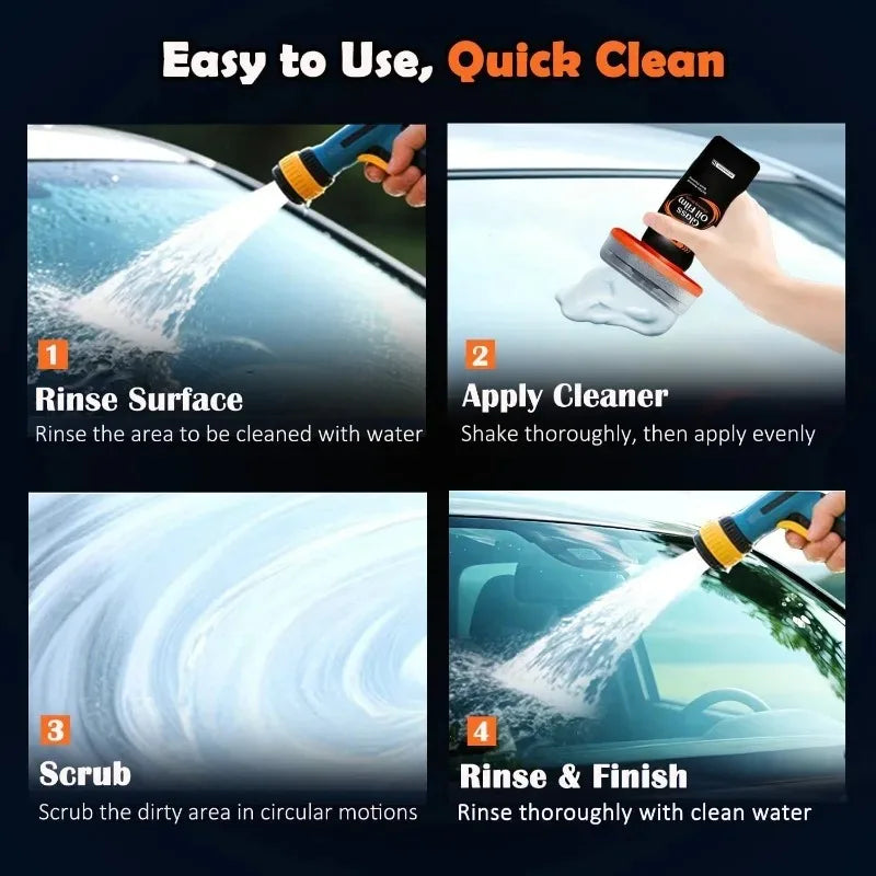 Anti Fog Auto Glass Windshield Cleaner 100g Car Windshield Glass Water Rain Repellent Car Oil Fi - Automotive LED Light