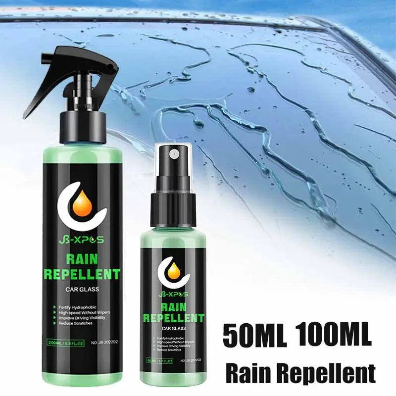 50ML/100ML Car Glass Water Repellent Spray Auto Ceramic Coating Windshield Nano Hydrophobic Liqu - Automotive LED Light