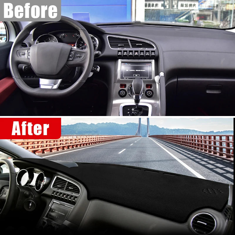 For Peugeot 3008 GT 2008 2009 2010 2011 2012 2013 2014 2015 3008GT Car Dashboard Cover Sun Shade - Automotive LED Light