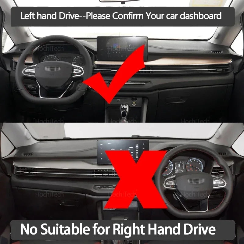Anti-Slip Dashboard Cover Protective Pad Car Accessories Sunshade Carpet for Gee for Geely GX3 X3 2021-2024 - Automotive