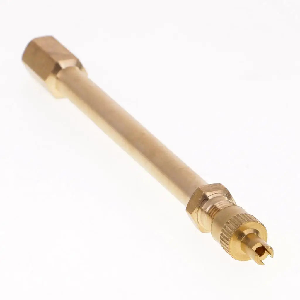 Copper Valve Stem Extension Rod Brass 100mm Air Inflation Tube for Bus Truck Passenger Car Tire  - Automotive LED Light