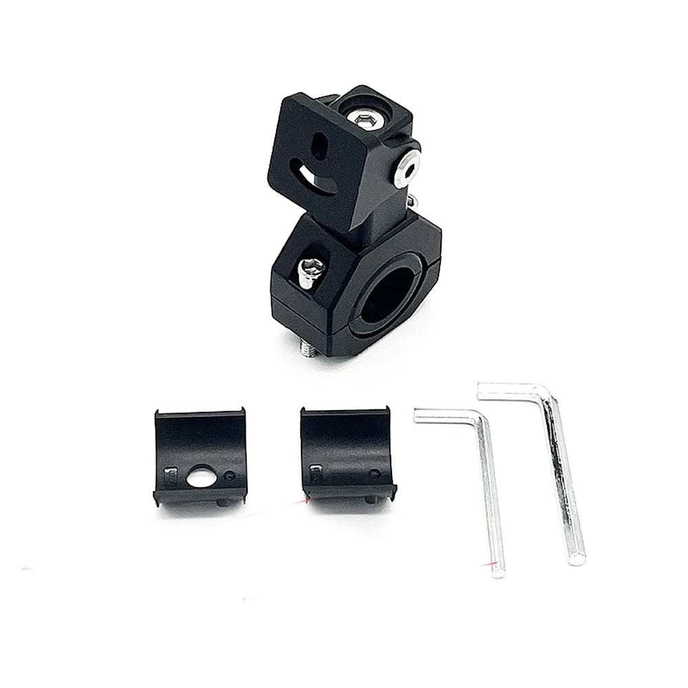 Motorcycle LED Headlight Spotlight Mount Bracket Adjustable Fog Light Auxiliary Lamp Bumper Clam - LED Motorcycle Light