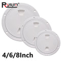 ABS Plastic Round Non-Slip Inspection Hatches with Detachable Cover Marine Screw Out Access Hatc - Automotive LED Light