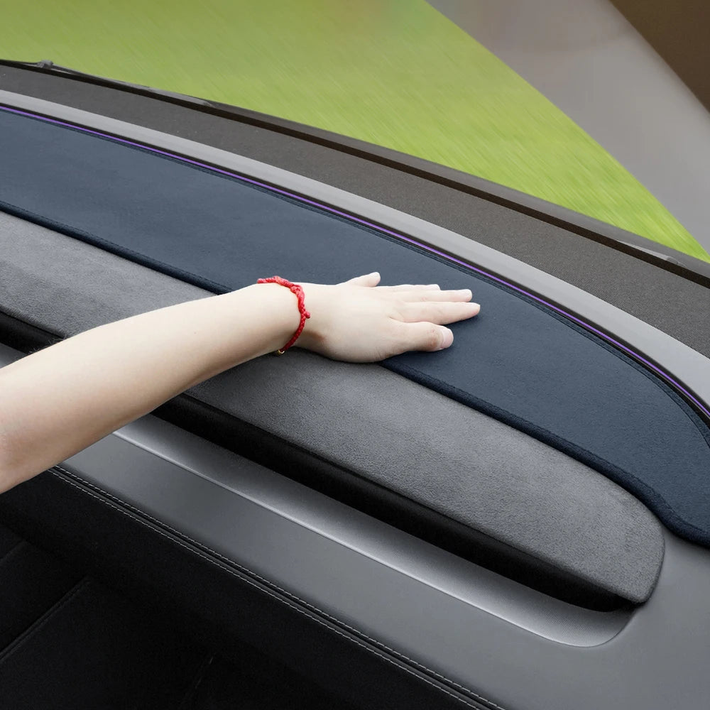 For Tesla Model Y Launch Juniper 2025 2026 Car Dashboard Sun Shade Mat Instrument Desk Non-slip  - Automotive LED Light