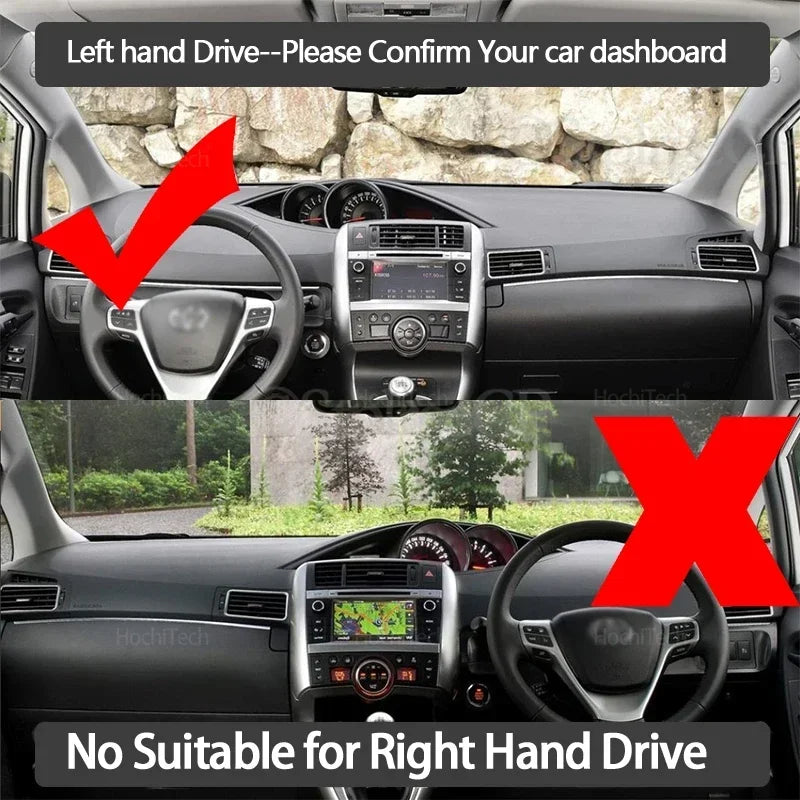 Anti-Slip Dashboard Cover Protective Pad Car Accessories for Toyota Verso 2009-2 for Toyota AR20 2009-2018 - Automotive