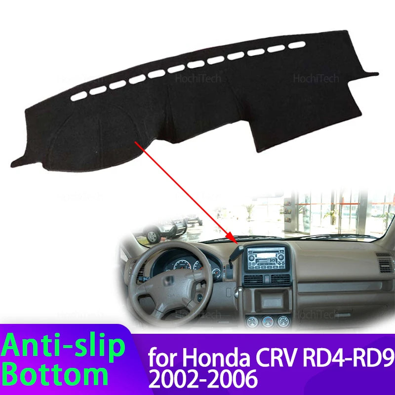 Dashboard Cover Dash Board Mat Carpet Pad for Honda CR-V CRV CR V RD4-RD9 2002 2 for Honda RD9 RD4 - Automotive LED Ligh
