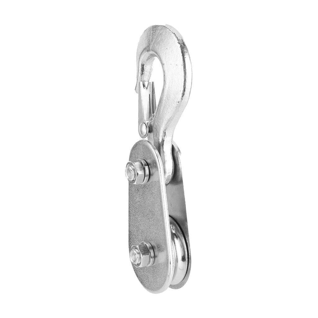 2 Ton Snatch Block Wire Rope Lifting Pulley with Hook for UTV ATV Quad Bike Motocross 2T Snatch  - Automotive LED Light