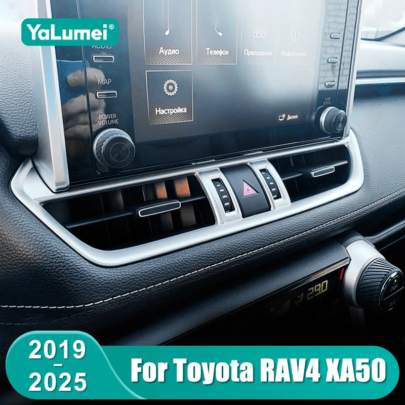 For Toyota RAV4 XA50 2019 2020 2021 2022 2023 2024 2025 Hybrid Car Central Air Conditioning Vent - Automotive LED Light