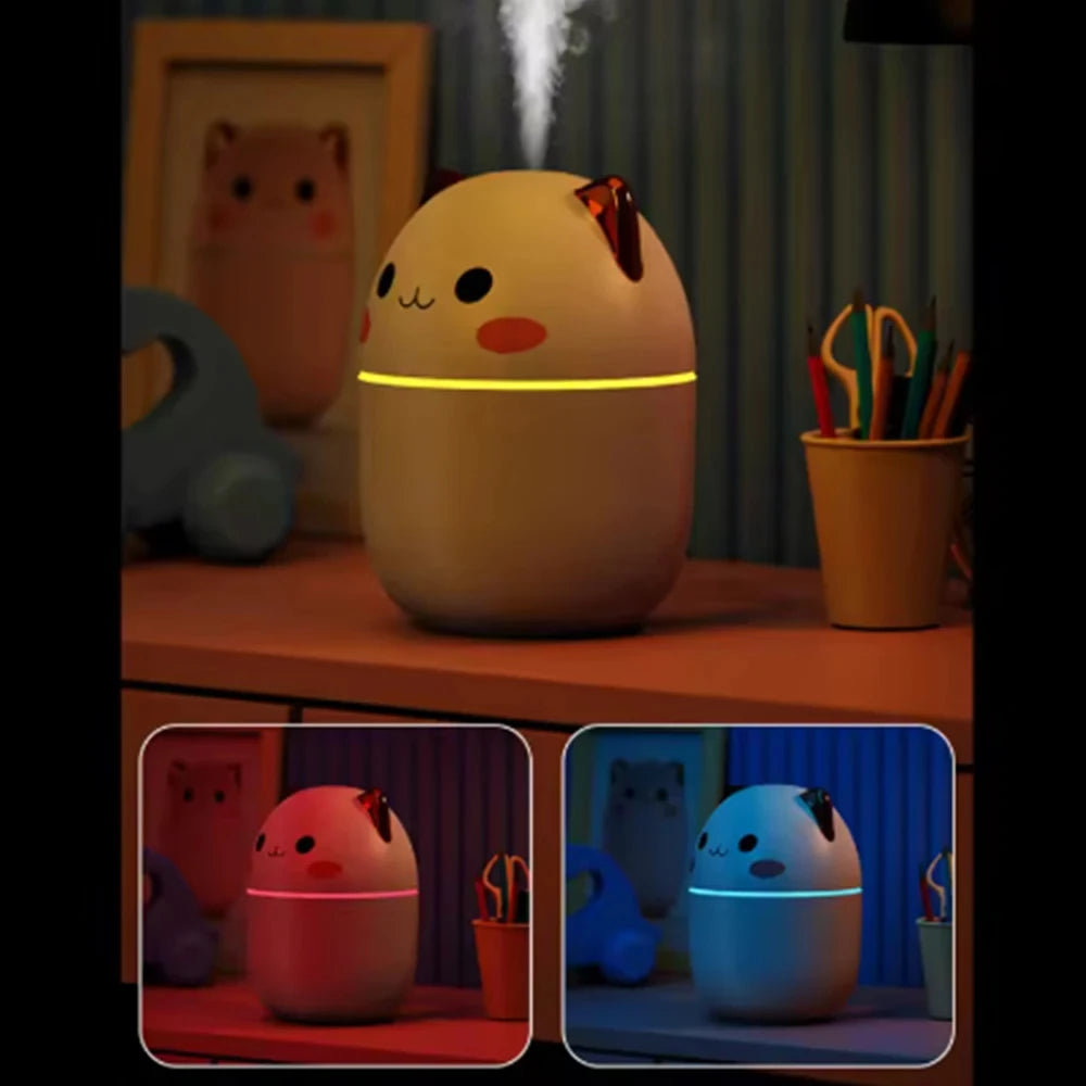 USB Humidifier Household Mute Desktop Humidifier Car Mini Aromatherapy Machine Home Humidifier - Automotive LED Light