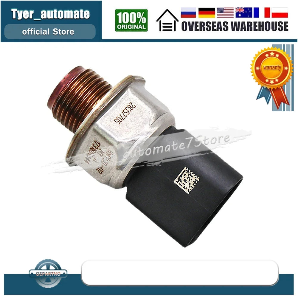 Fuel Rail Pressure Sensor FOR CHEVROLET CAPTIVA CRUZE ORLANDO HYUNDAI ACCENT H-1 i30 i40 SANTA F - Automotive LED Light