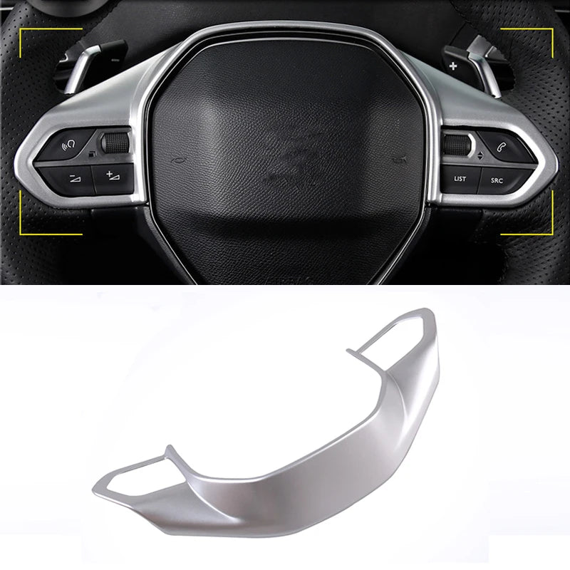 For Peugeot 3008 5008 GT 2017 2018 2019 2020 2021 2022 2023 Car Steering Wheel Button Decoration - Automotive LED Light