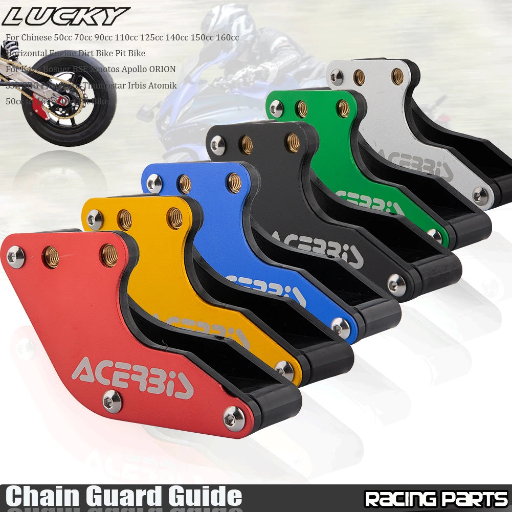 Motorcycle CNC Chain Guard Guide For IRBIS BSE KAYO SSR TTR XR CRF KLX 50 70 90 110 125 140 150  - Automotive LED Light