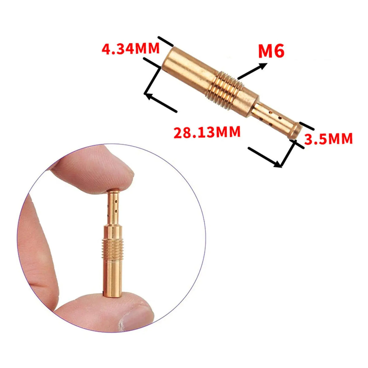 30x Slow Jets Supplies Easy to Install Carburetor Main Jets Accessories for 125cc 150cc 200cc Pw - Automotive LED Light