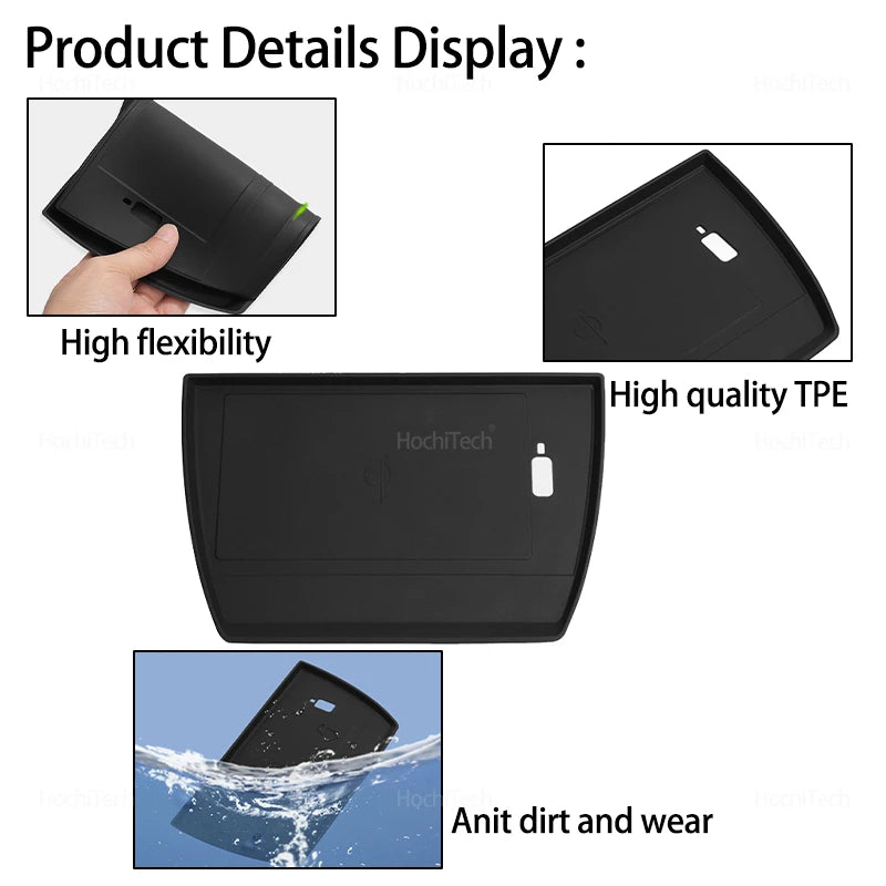 Wireless Charging Silicone Pad for Subaru Forester 2025 Central Control Charger Protector Cover  - Automotive LED Light