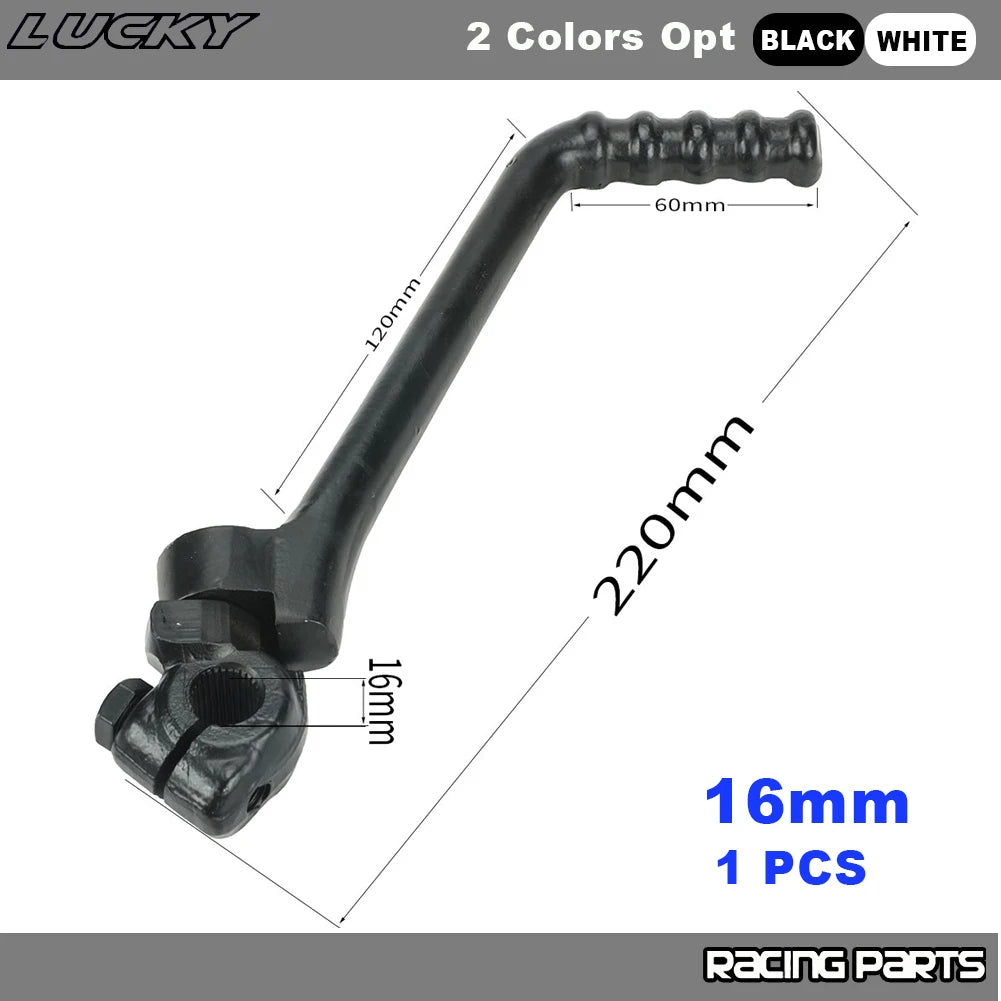 13mm 16mm Hole Kick Start Lever Pedal Motorcycle For 50cc 70cc 90cc 110cc 125cc 140cc 150cc 160c - Automotive LED Light