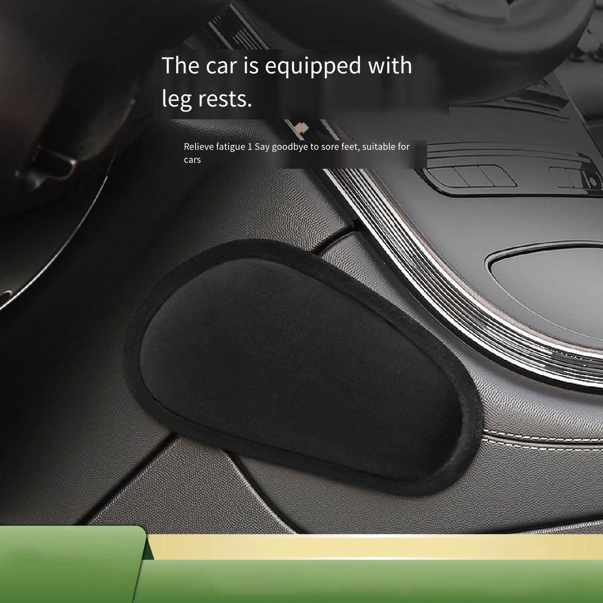 Soft Plush Car Knee Support Cushion, Universal Thigh & Elbow Relief Pillow, Auto Interior Seat K - Automotive LED Light